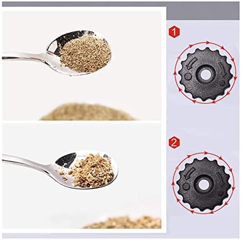 LEIXIUSM Pepper and Salt Grinders Set with Adjustable Mill