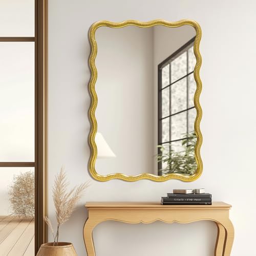 AIXI HOME Wavy Boho Bathroom Mirror 28x40