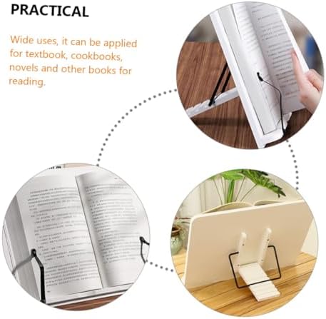 Adjustable Wooden Book Stand for Desk Reading Display