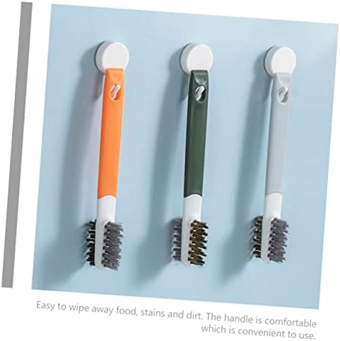 Alipis 3 Pcs Double-Ended Gas Stove Cleaning Brush