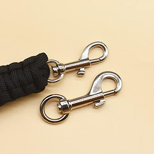 10pcs Swivel Bolt Snap Clasps for Webbing and Straps Black