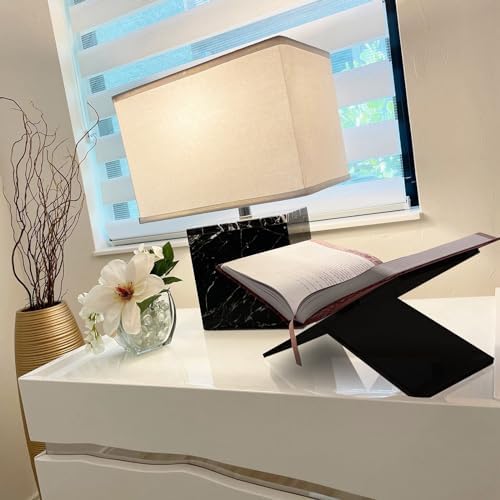 LEOP Clear Acrylic Book Stand for Books Tablets and Magazines