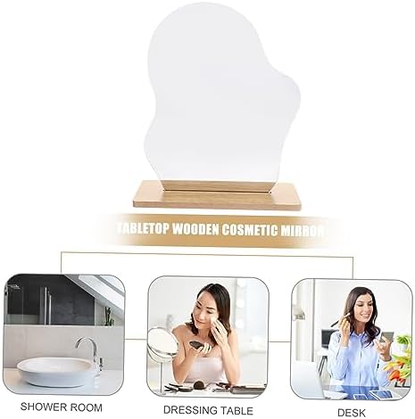 Cabilock Vanity Mirror with Stand for Women