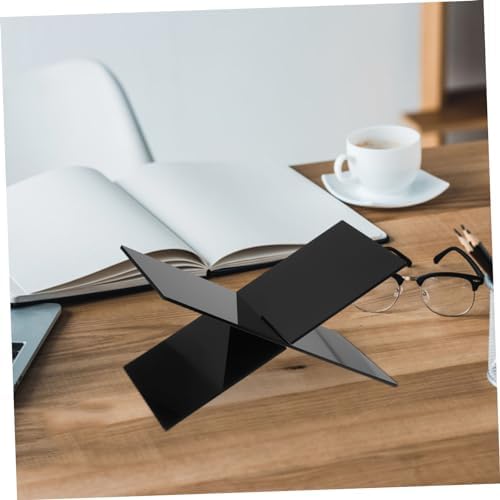 SECFOU Acrylic Cookbook Stand Kitchen Counter Book Holder