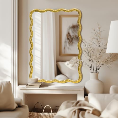 AIXI HOME Wavy Boho Bathroom Mirror 28x40