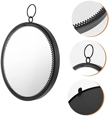 Alipis Round Wall Hanging Vanity Mirror