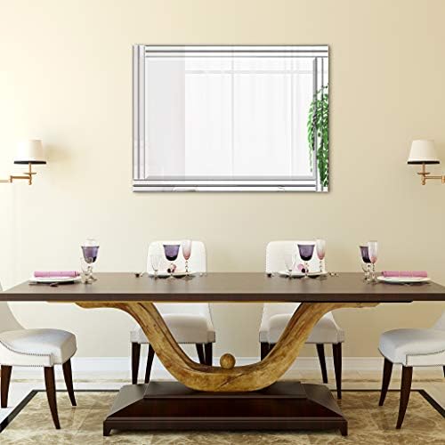 Empire Art Direct Modern Stepped Rectangle Wall Mirror 30x40