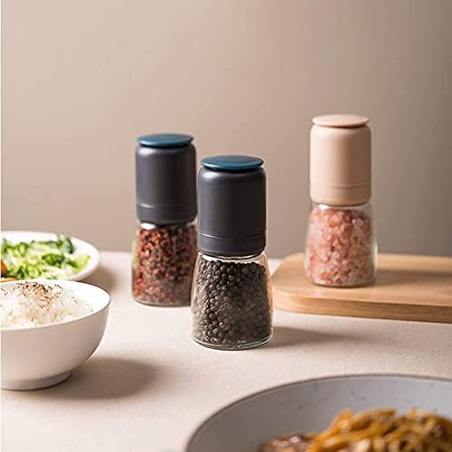 Salt and Pepper Grinder Set 2Pcs Ceramic Grinders with Adjustable Coarseness
