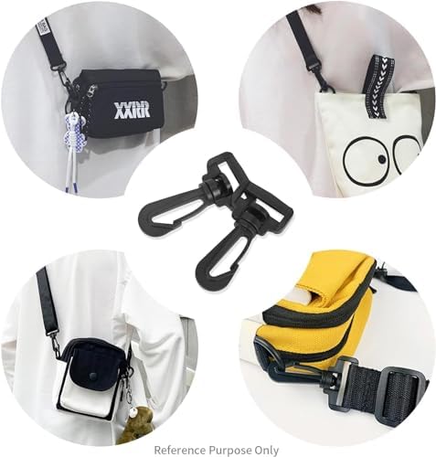 10pcs Plastic Swivel Snap Hooks for Paracord Backpack Straps
