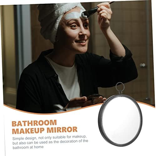 Alipis Round Wall Hanging Vanity Mirror
