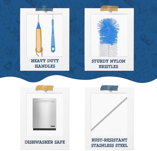 Fermentaholics 5 Tool Takedown Cleaning Brush Set 1
