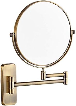 8 Inch Adjustable Magnifying Wall Mirror with 3X Lenses