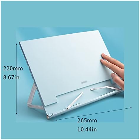 Adjustable Foldable Cookbook Stand Holder - White