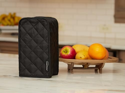 Covermates Can Opener Cover Dust Stain Resistant Washable Appliance Protection Black
