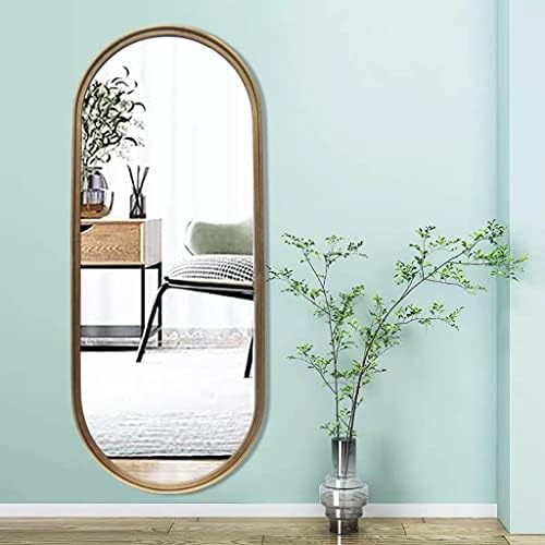 PARISLOFT 177x43 Gold Oval Wall Mirror