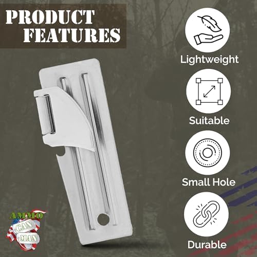 100 Pack of P-51 Can Openers - Stainless Steel Magnetic