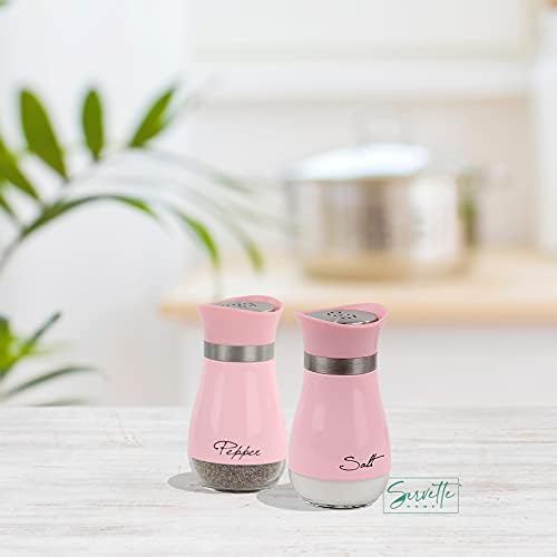 Servette Home Basic Salt Pepper Shakers Pink