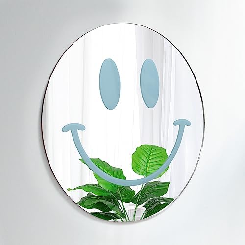 Dremisland Wall Mirror Preppy Decor Blue