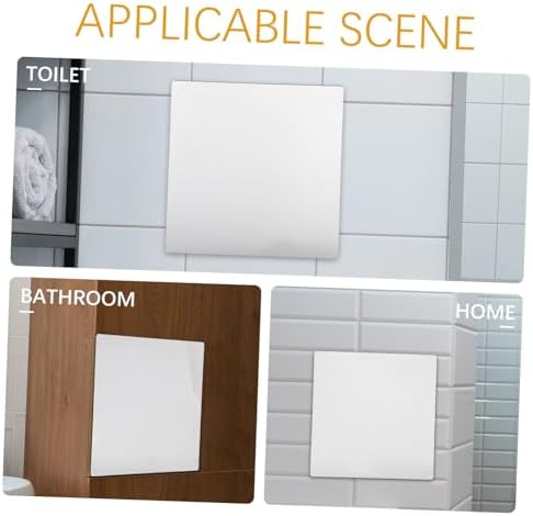 Luxshiny 2pcs Acrylic Mirror Wall Decor Non-Breakable