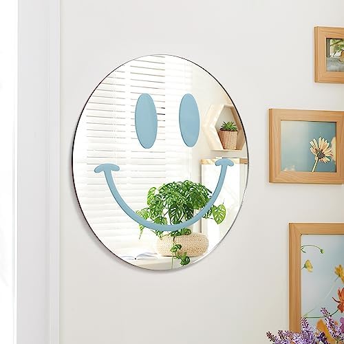 Dremisland Wall Mirror Preppy Decor Blue