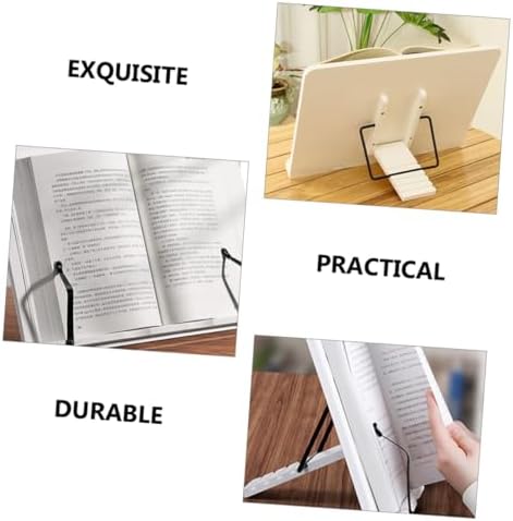 VILLFUL Handmade Wood Book Stand for Cookbooks and Textbooks