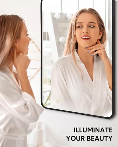 IDEALHOUSE HD Eco-Friendly Bathroom Mirror 24x36 Inch