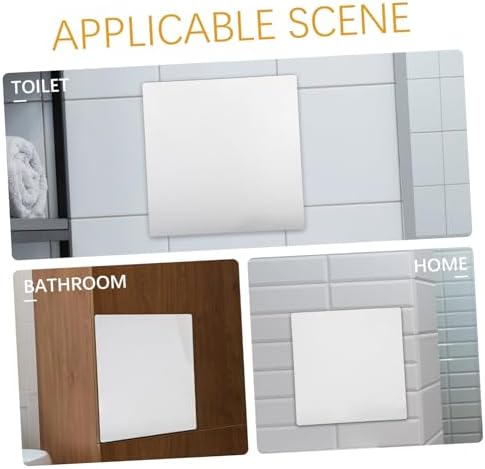 GOOHOCHY Adhesive Mirror Set for Home and Dorm