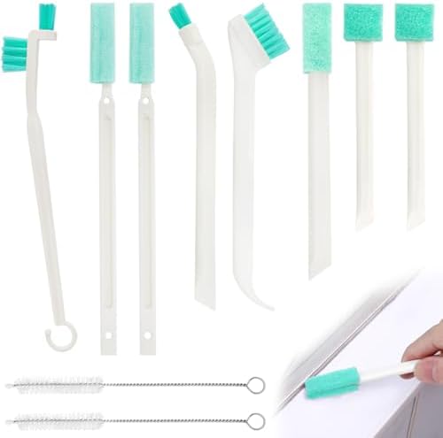 Sonku 8Pc Crevice Cleaning Brush Set with 2Pc Long Straw Brush