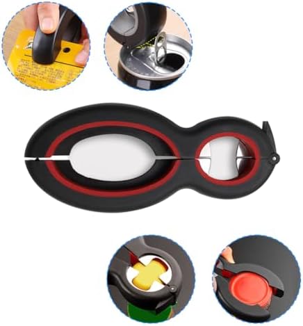 Lwuey 6 in 1 Jar Opener with Non Slip Handle