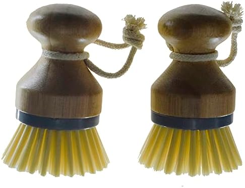 Rangale Pack of 2 Bamboo Dish Scrub Brush