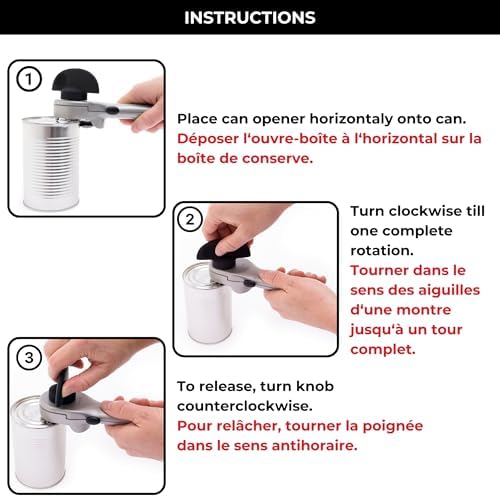 Starfrit Securimax Auto Can Opener - Grey