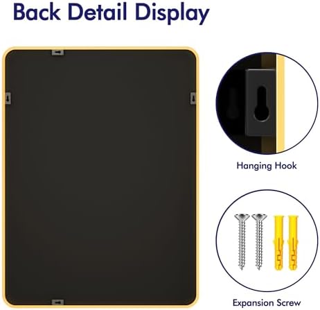 Gold Wall Mirror 30x40 Inch Bathroom Vanity Mirror