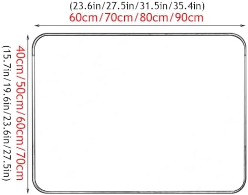 TZUFA Rectangle Wall Mirror - Gold 40x60CM157x236IN 1