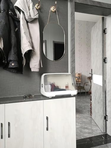Full Body Mirror with Braided Hanging Rope Black