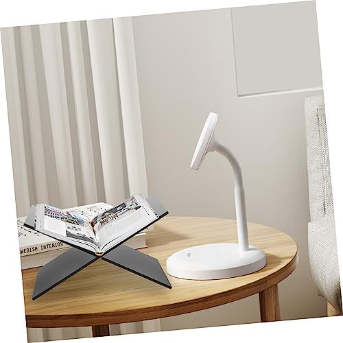 Unomor Compact Acrylic Book Stand for Home Office Reading