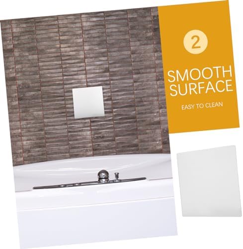 GOOHOCHY Adhesive Mirror Set for Home and Dorm