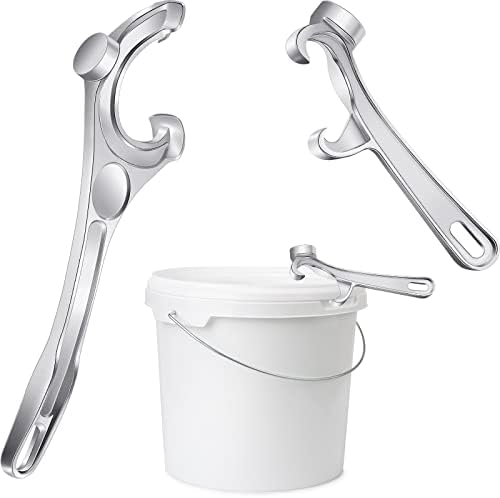Suclain 2 Pieces Aluminum Bucket Opener with Lid Wrench