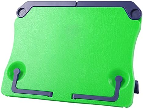 Adjustable Cookbook Stand for Kitchen and Desk Reading Green