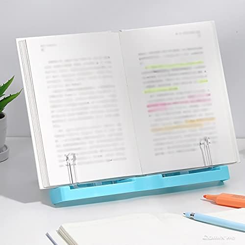Adjustable Book Stand for Reading Kitchen and Office Use White
