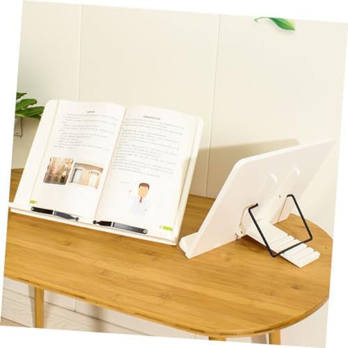 COHEALI Adjustable Wooden Book Stand for Reading and Display