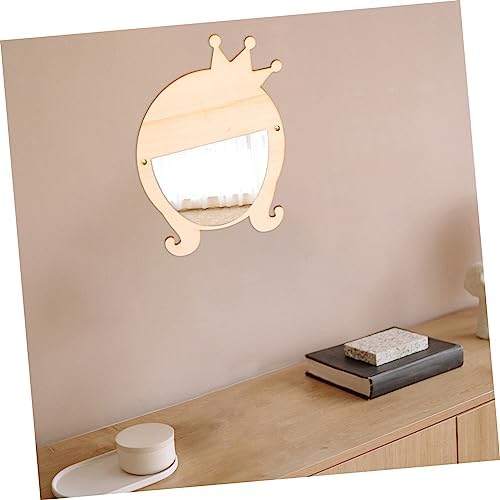Didiseaon Pink Wooden Vanity Mirror for Women