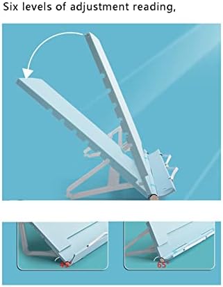Adjustable Foldable Cookbook Stand Holder - White