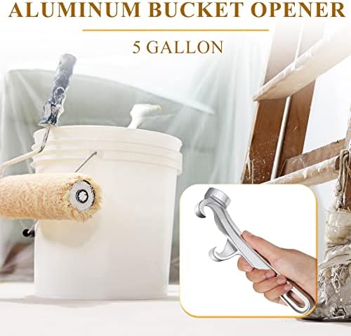 Suclain 2 Pieces Aluminum Bucket Opener with Lid Wrench