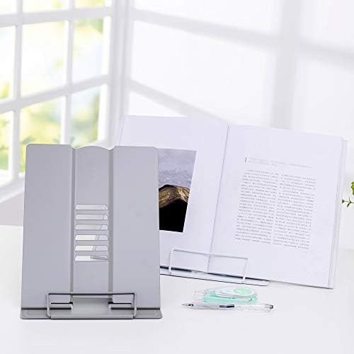 Citmage Heavy Duty Metal Book Stand with 6 Positions 1