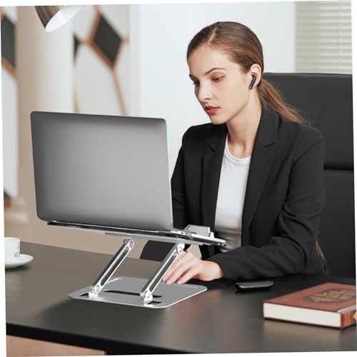 360 Swivel Cookbook Stand with Charging Port and Page Clips