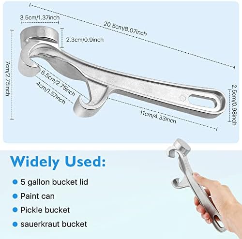 Worldity 2 Pcs Aluminum Bucket Opener Tool