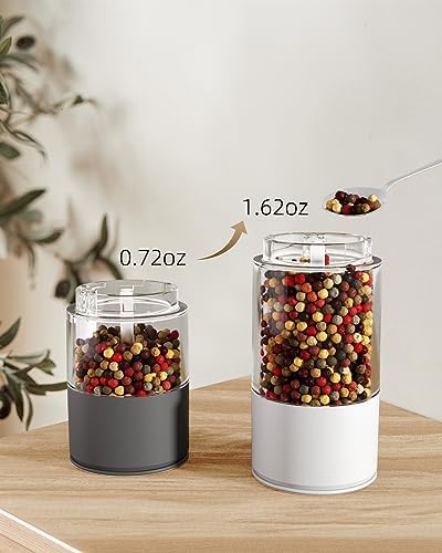 WONMAKE Salt and Pepper Grinder with Cleaning Brush