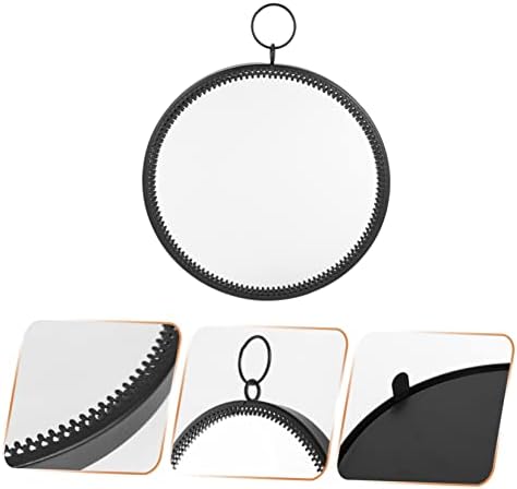 Alipis Round Wall Hanging Vanity Mirror