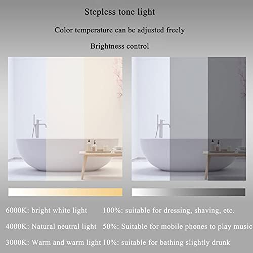 LED Lighted Bathroom Mirror with Anti-Fog and Touch Control