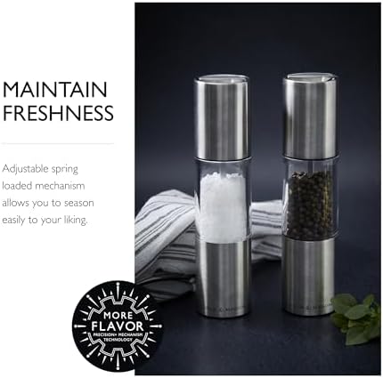 Cole Mason Oslo Salt Pepper Grinder Set 1